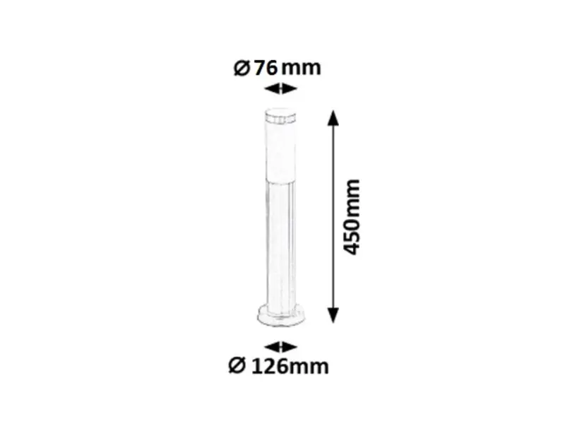 Záhradné svietidlo Rabalux 8263 1x60W E27 230V IP44